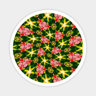 Cute Tropical Flower Pattern Magnet